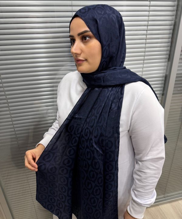 PAMUK JAKAR ŞAL - LACİVERT