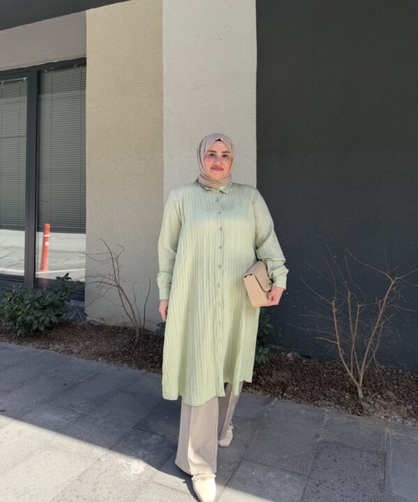 PERLA GÖMLEK - AÇIK YEŞİL