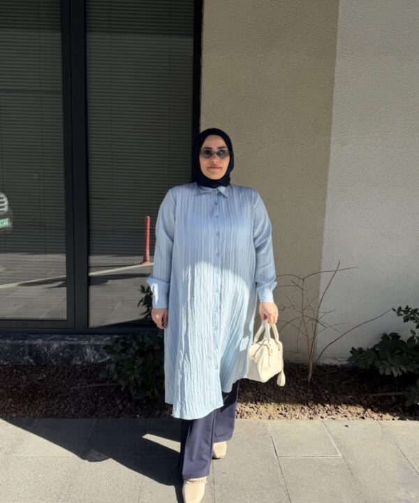 PERLA GÖMLEK - MAVİ