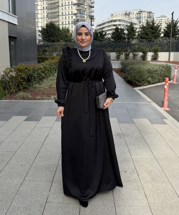 SHİNE SATEN ELBİSE