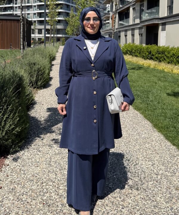 LACİVERT VERA CEKET PANTOLON TAKIM