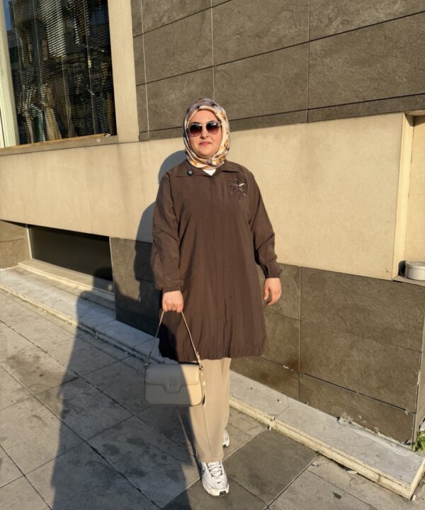 PALMİYE GÖMLEK KAP KAHVERENGİ
